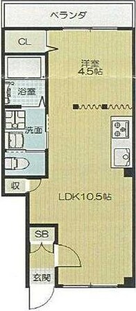 フルーブの物件間取画像